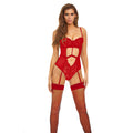 Leotard Bombshell Boudoir Red M