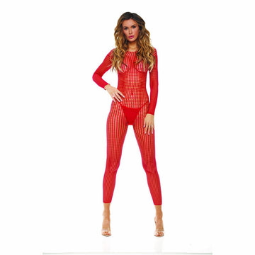 Bodystocking René Rofé Red (One size)