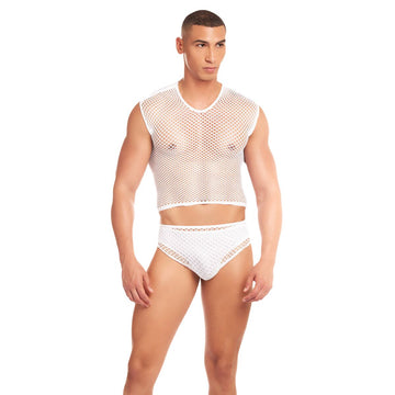 Underwear Set Rainbow Party White L/XL