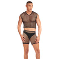 Underwear Set Rainbow Party Black L/XL