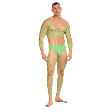 Underwear Set Rainbow Party Green (S/M)