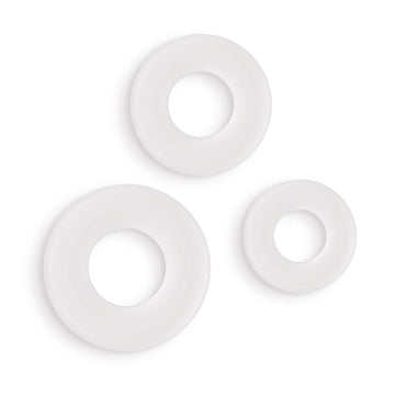 Cock Ring NS Novelties Firefly White