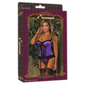 Corset Exposed Black Lilac (S)