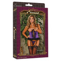 Corset Exposed Black Lilac (S)