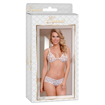 Underwear Set Exposed White (S/M)