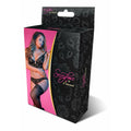 Underwear Set Exposed Black (S/M)