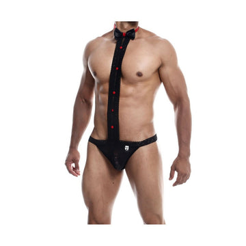 Thong Mob Eroticwear Black S/M