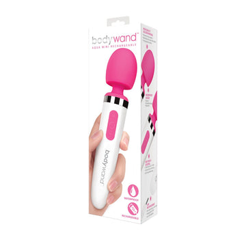 Aqua Mini Rechargeable Wand Massager Bodywand BW122 Pink