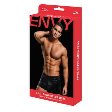 Men's Boxer Shorts Envy Black L/XL