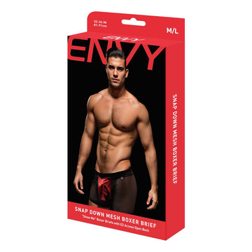 Men's Boxer Shorts Envy Black L/XL