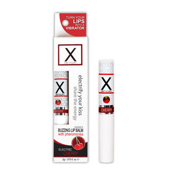 X On The Lips Cherry Sensuva