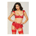 Underwear Set Seven Til Midnight Red (3 pcs)