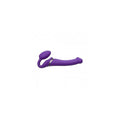 Vac-U-Lock - Ultra Harness 2 & Plug Vibrating Strap-on-me Purple