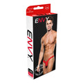 Thong Lowrise Envy Zip Red S/M