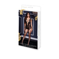 Corset Front Suspender Fishnet Bodysuit One Size Baci Lingerie BW3125 Black One size