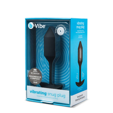 Snug M Anal Plug B-Vibe Vibrating Black