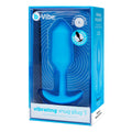 Anal plug B-Vibe Vibrating Snug 3 Blue (3,7 x 13,8 x 1 cm)