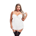 Corset Baci Lingerie White (XL/XXL)