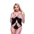 Leotard Baci Lingerie Peek-a-boo Black S/M