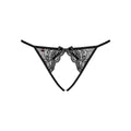 Thong Obsessive Miamor crotchless panties Black Lace L/XL