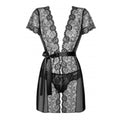 Robe Obsessive Alluria peignoir Black L/XL