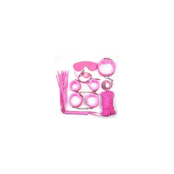 Erotic Bondage Set Fetish Arts Pink 6 Pieces