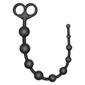 Anal Beads S Pleasures Flexer Black Silicone