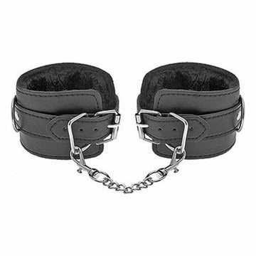 Cuffs S Pleasures Lover's Black Black/Silver