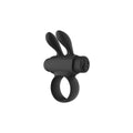 Jelly Rabbit Cock Ring Diversual Black