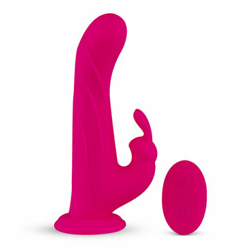 Rabbit Vibrator Whirl-Pulse & Remote Control  FeelzToys Fuchsia