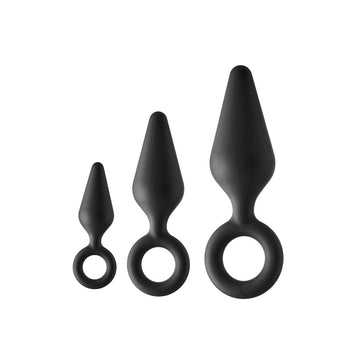 Anal plug Dream Toys Fantasstic Black 3 Pieces